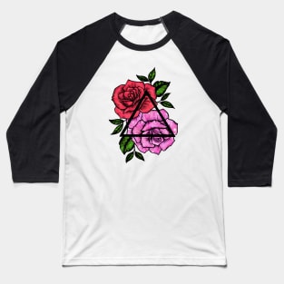 Sparkly Roses Baseball T-Shirt
